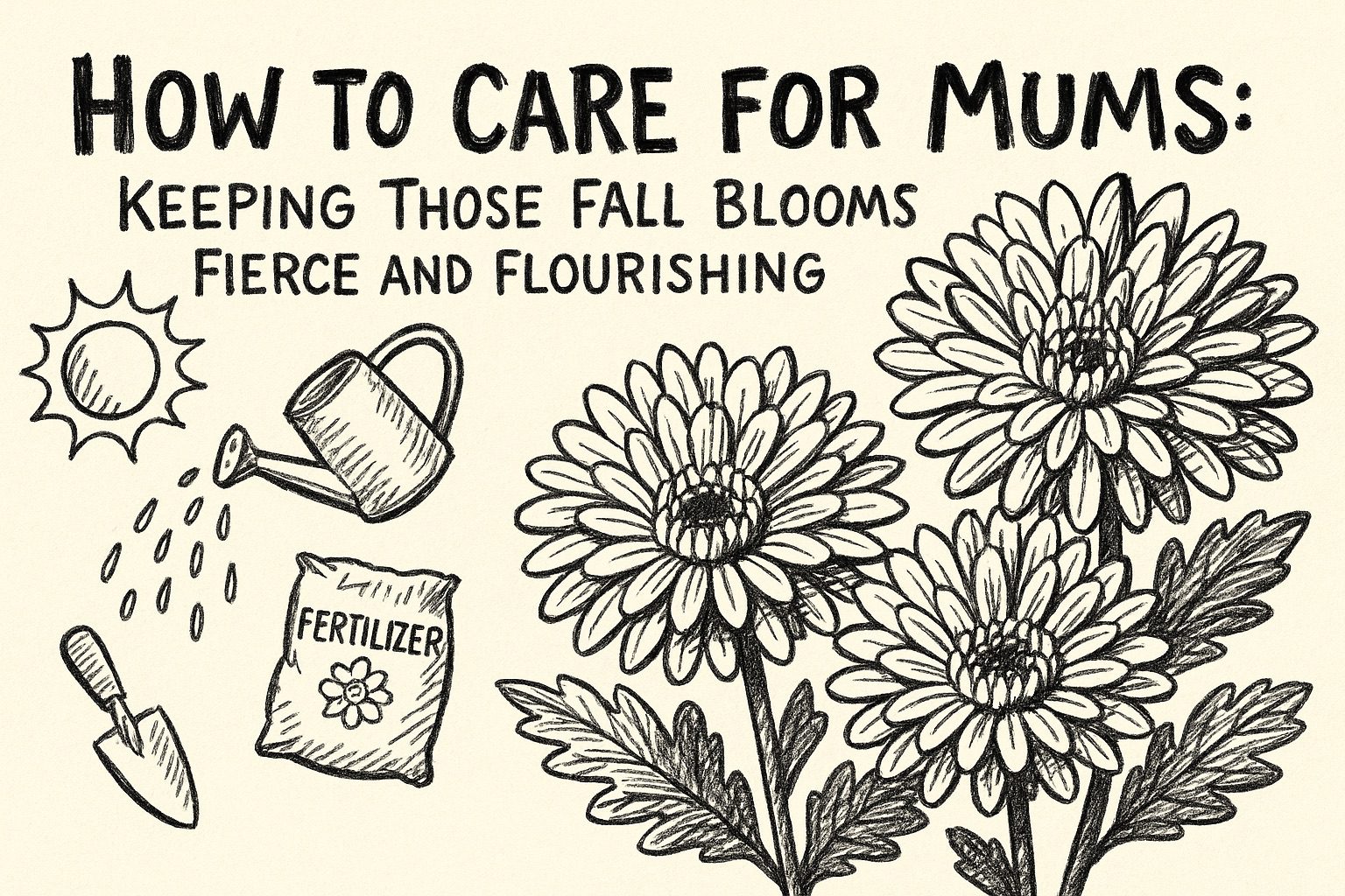 how to care for mums plant